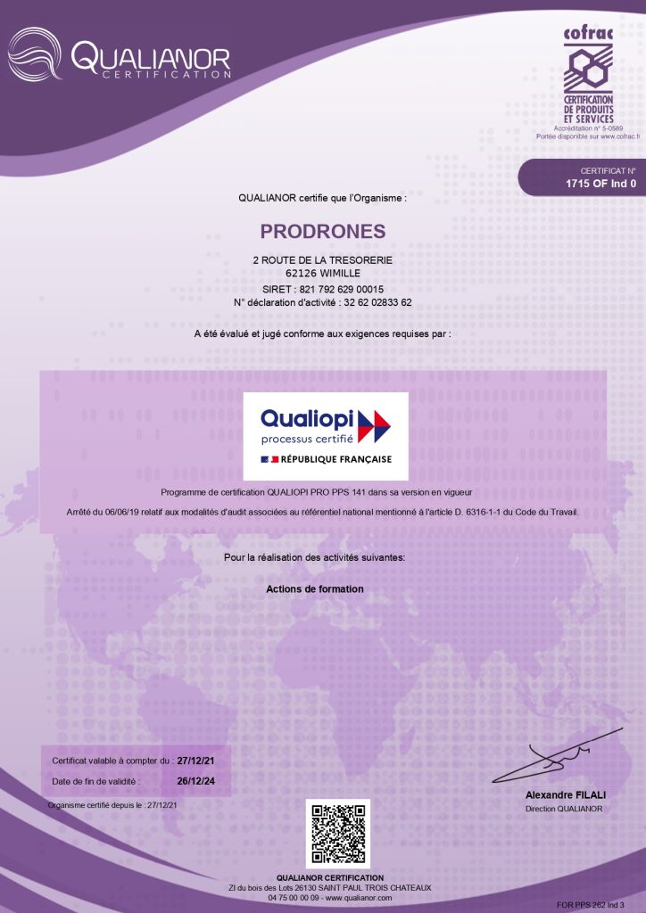 Certificat Qualiopi